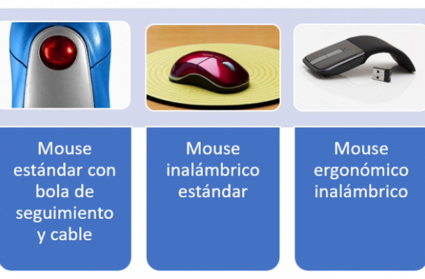 Tipos de mouse